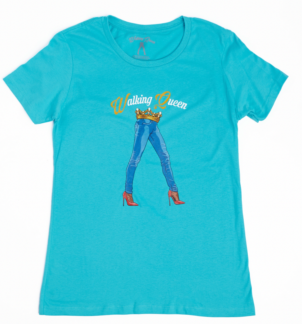Aqua Walking Queen Shirt